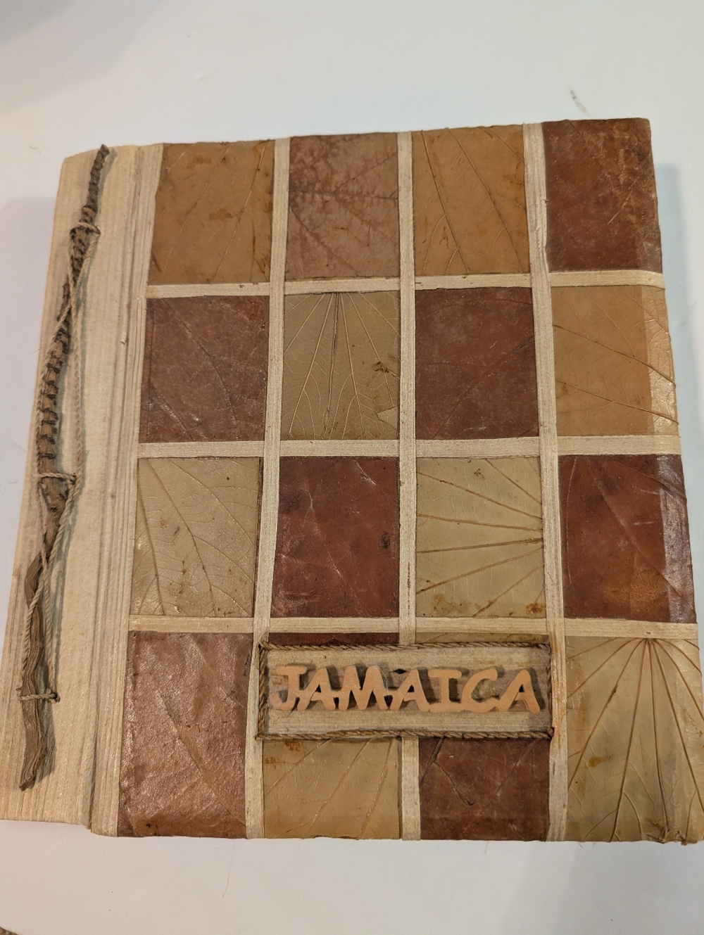 Jamaica Banana Leaf Patchwork Photo Album